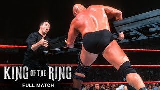 FULL MATCH- Steve Austin vs. Mr. McMahon \& Shane McMahon – Ladder Match: WWE King of the Ring 1999