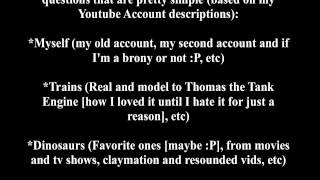 A Q&A Announcement (Re-Uploaded)