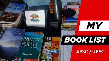 My Book list and resources for UPSC/APSC Prelims 2025