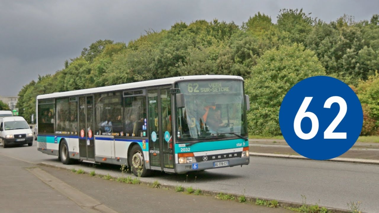 Setra S 315 NF €2 N°2032 - Ligne 62 - Réseau STAR - Rennes