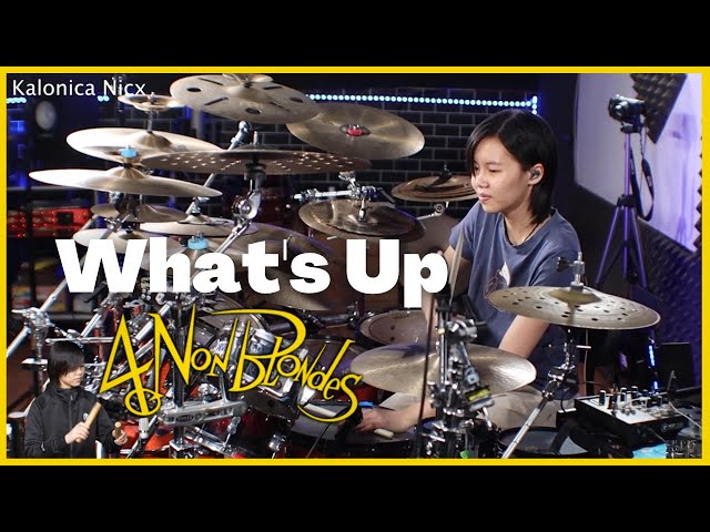 4 Non Blondes - What's Up || drum cover by KALONICA NICX class=