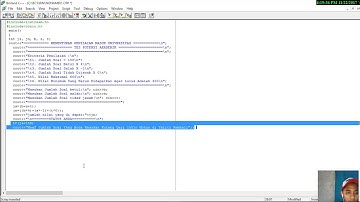 #CPP UNSIQ WONOSOBO || MEMBUAT APLIKASI PENILAIAN MASUK UNIVERSITAS TPA DENGAN BORLAND C++