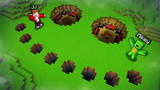 Mikey and JJ Found SECRET FACE BASE in Minecraft (Maizen)