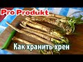 Как хранить хрен