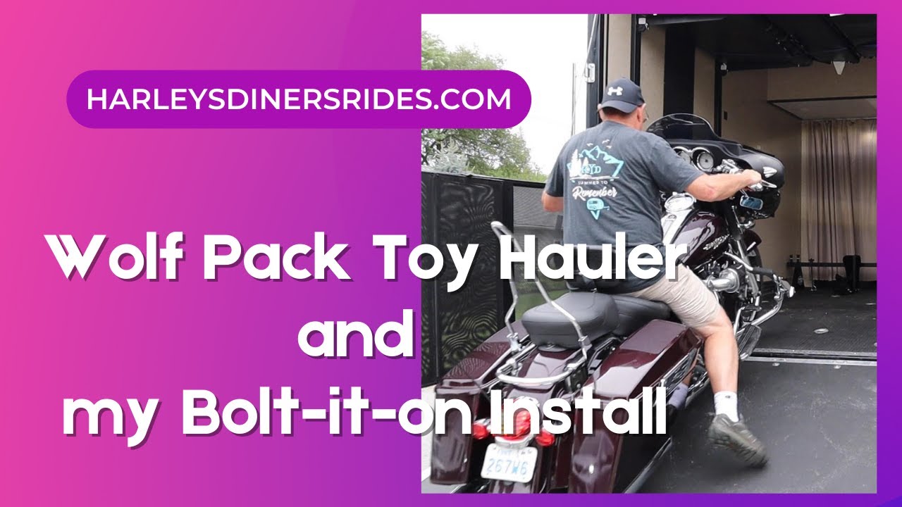 Wolf Pack Toy Hauler and my BOLT IT ON wheel chocks Install YouTube