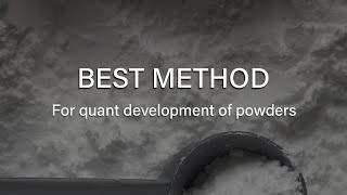 Best IR sampling techniques for quant development of powders