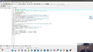 Tugas akhir mata kuliah struktur data menjelaskan codingan program struktur data stack 