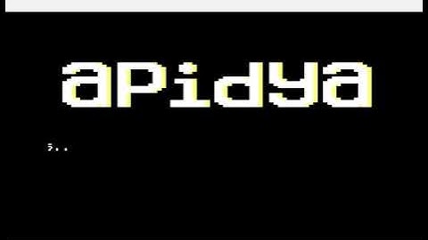 C64 Intro: Apidya Intro V1 0 by Adequate 1997