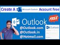 How To Create A Microsoft Outlook Account Free In 2020 | Create Microsoft Outlook Email Address 2021