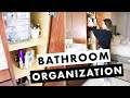 ORGANIZE | 5 Tips To Bathroom Organization + Storage | Making The MOST Of Your Bathroom