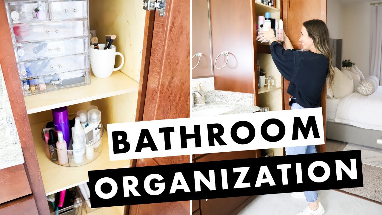 Genius Bathroom Organization Ideas - Domestically Creative