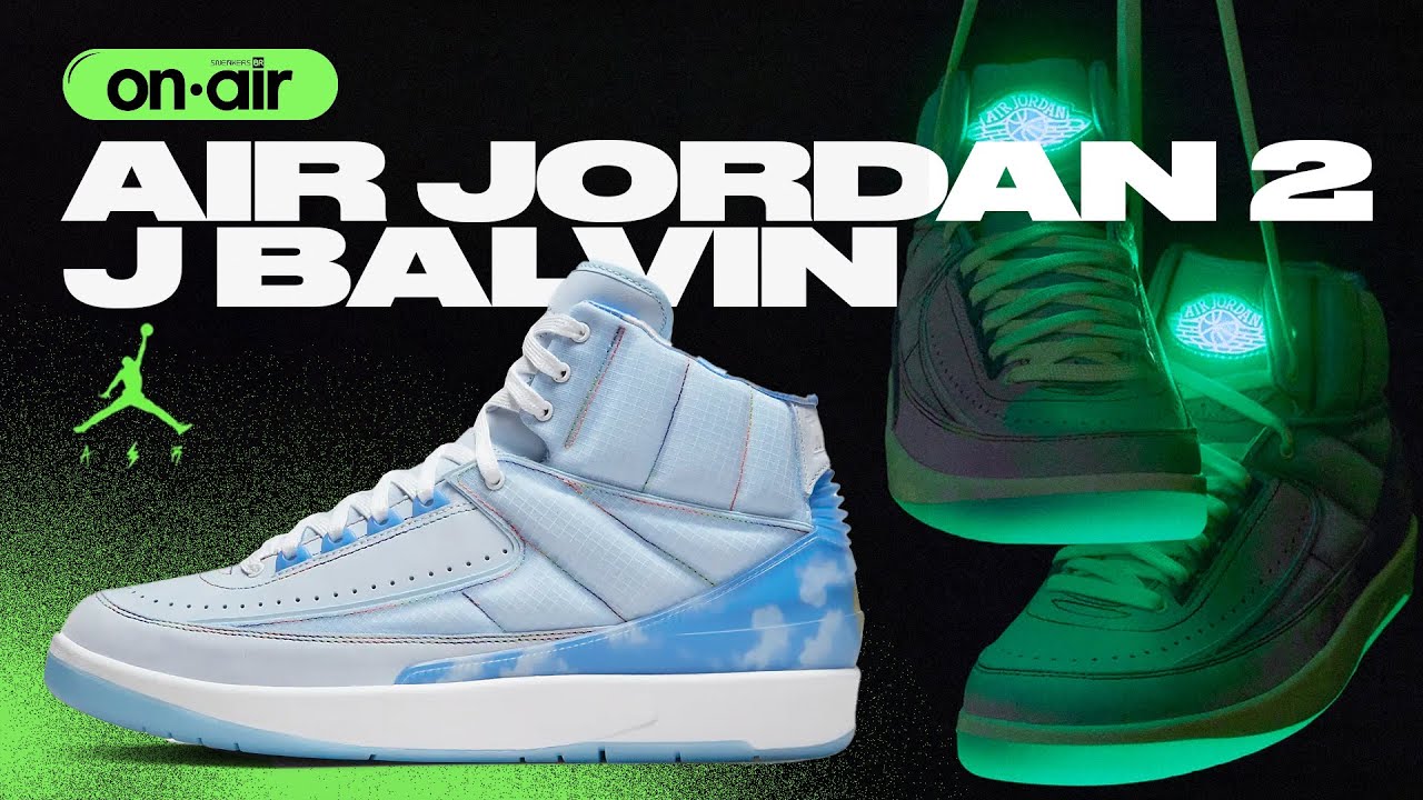 凛 NIKE Air Jordan 2 PETRO SP J Balvin TÊNIS DE LUZINHA PRA ADULTO - UNBOXING+REVIEW Air Jordan 2 x J