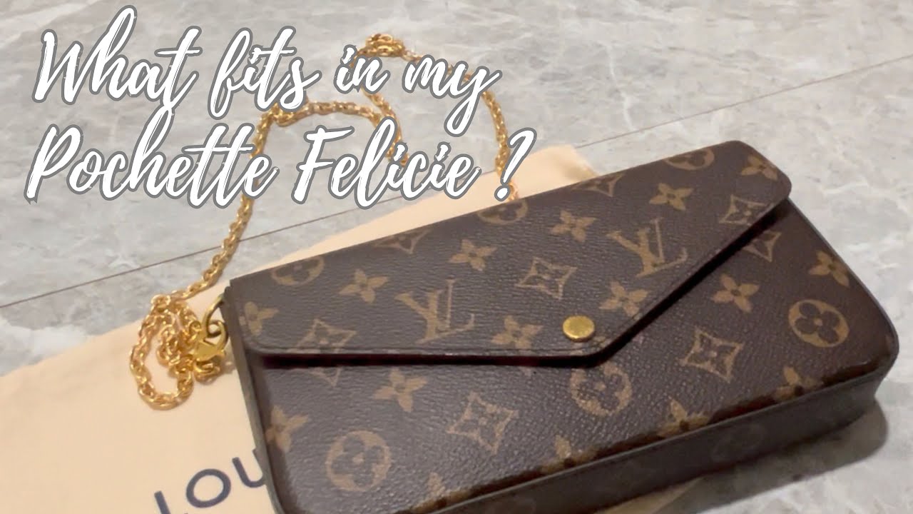 Louis Vuitton Pochette Felicie  How to wear it & what fits inside