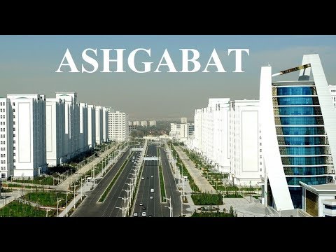 Turkmenistan Ashgabat Wide Empty Boulevards Part 4