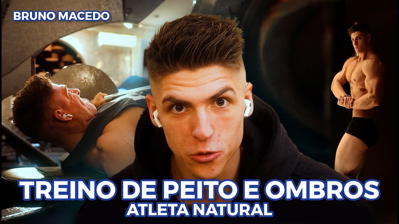 TREINO PARA NATURAIS DE PEITO E OMBROS 🔥 - ATLETA NATURAL 🌱