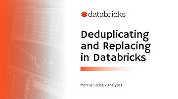Deduplicating and Replace in Databricks