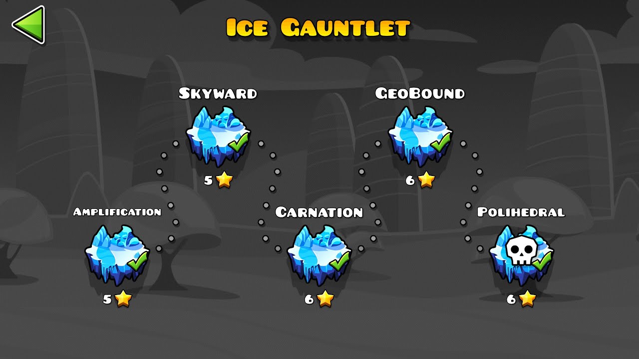 [Geometry Dash] Ice Gauntlet (All Coins) - YouTube