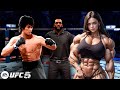 UFC 5 | Bruce Lee vs. Abigail Big Muscule Girl (EA sports UFC 5)