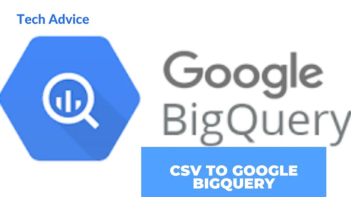 How to load CSV file into Google BigQuery