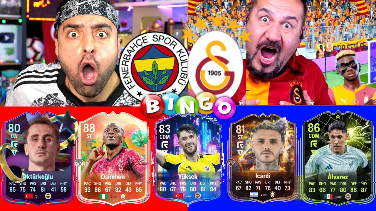 FENERBAHÇE - GALATASARAY ! DERBİ BİNGO DRAFT KAPIŞMASI 2026 ! ÜMİDİ VS SESEGEL !