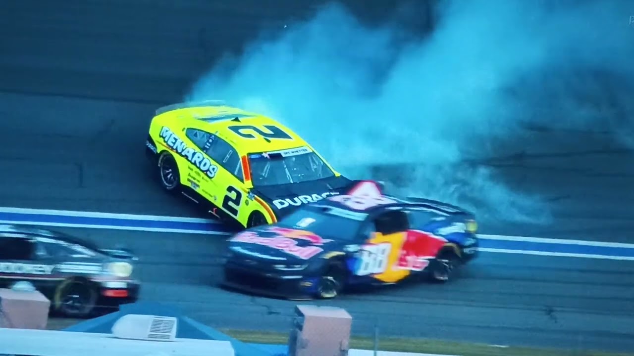 2 cindric & 88 zillsch crash on NASCAR cup series prime 2026 - YouTube