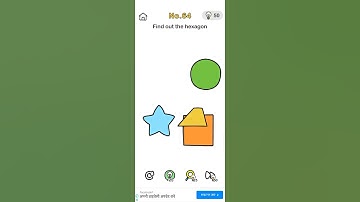 Level 64 : Find out thr hexagon. Brain Out