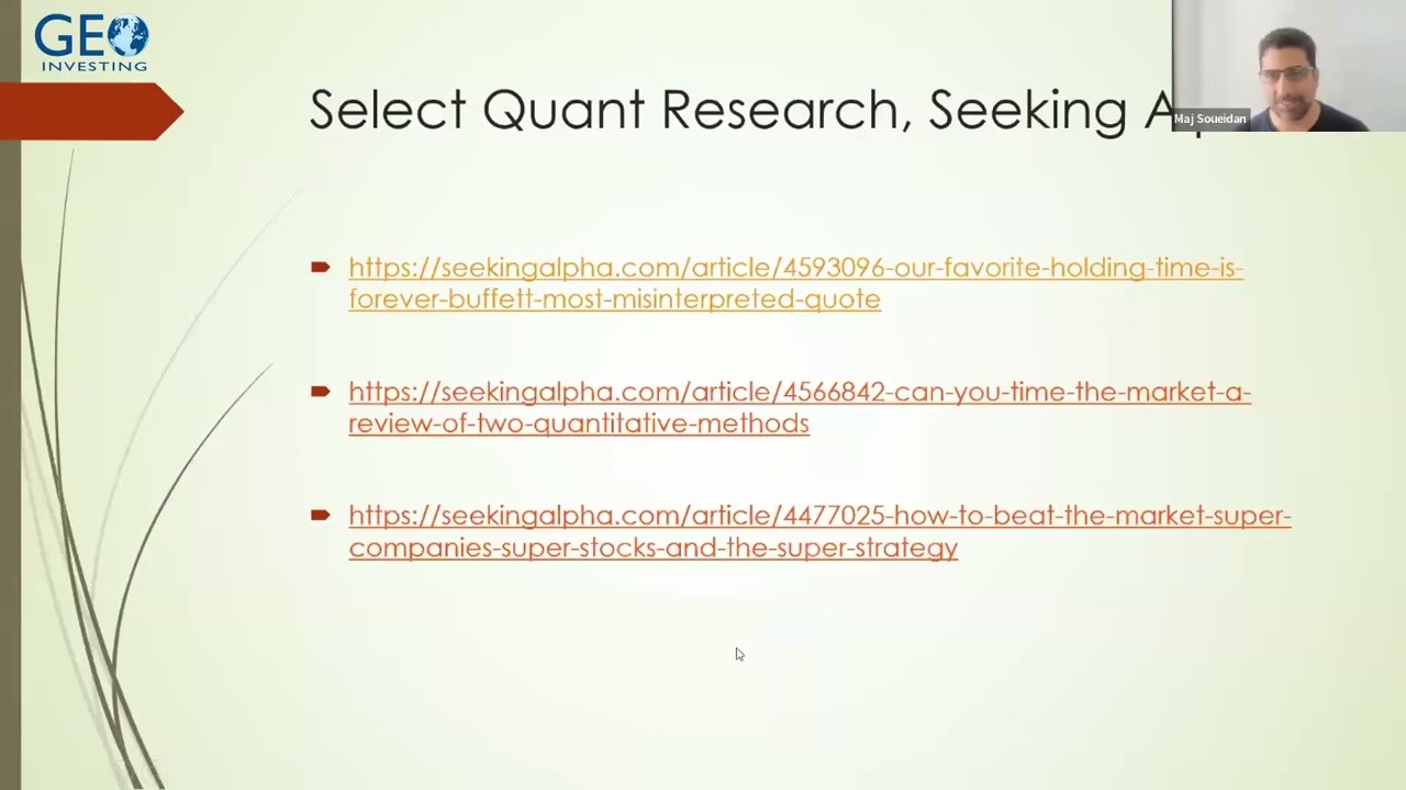 Quant Investor Ryan Telford On His Recommended Seeking Alpha Articles [7/14/2023]