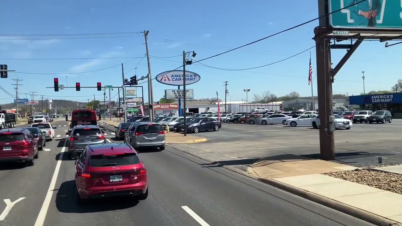 Russellville AR-64 and I-40 Arkansas with real truck horn sound for business success