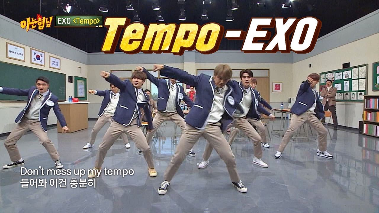 The hottest Tempo performed by EXO  Knowing Bros 159