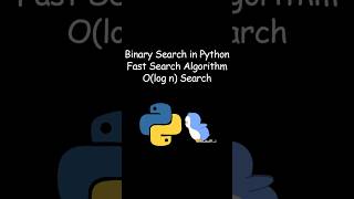 Binary Search in Python | Fast Search Algorithm Explained #coding #python