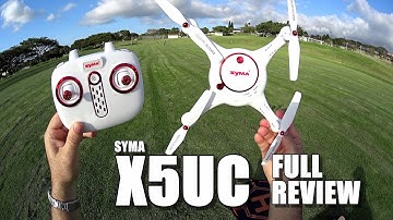 SYMA X5UC Camera Drone - Full Review - [UnBoxing, Inspection, Setup, Flight Test, Pros & Cons]