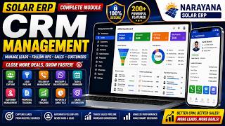 Solar ERP CRM Software | Lead Management & Sales Tracking Demo Customer Follow-up & Sales Pipeline Solar ERP CRM Software | Lead Management & Sales Tracking Demo Customer Follow-up & Sales Pipeline