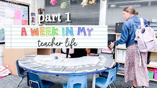 WEEK IN MY TEACHER LIFE | watch how I teach, first grade, reading small group, math
