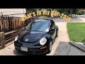 WHATS IN MY CAR 2018- VW BUG