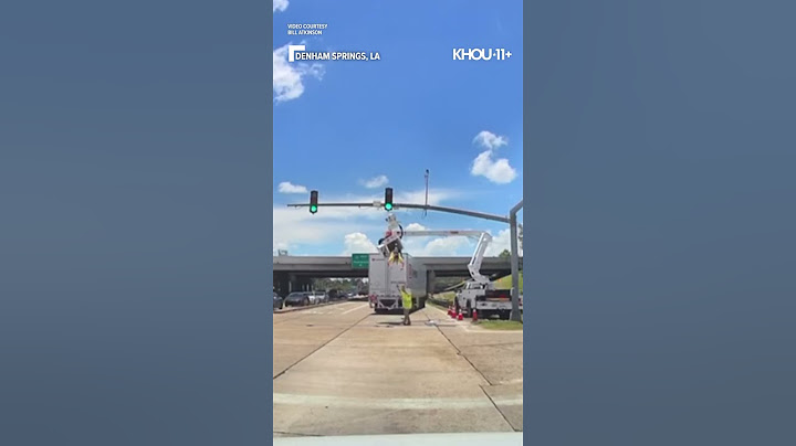 It was a wild ride for this worker in Louisiana. He had minor injuries