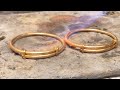 How to make resizable kid's bangle from pure gold