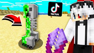 Testez TIKTOK-uri Cu Minecraft Care Sunt 100% REALE !