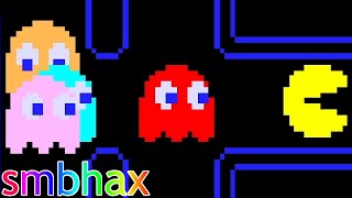 Pac-Man - 52470 pts! ᗧ·····ᗣ···ᗣ············(Steam ROM in MAME)······