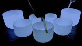 Crystal Singing Bowls ☯ Sound Bath to Remove Negative Energy (432 Hz)