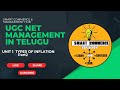 Unit 1 types of inflation part2 ugc net management in telugu by prathibha