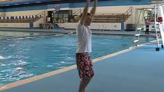 Back 1 1/2 Somersault Dive Pike: Body & Legs