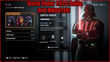 Darth Vader Heroes vs Villains Guide (2025) | Battlefront 2 tips & Star Cards