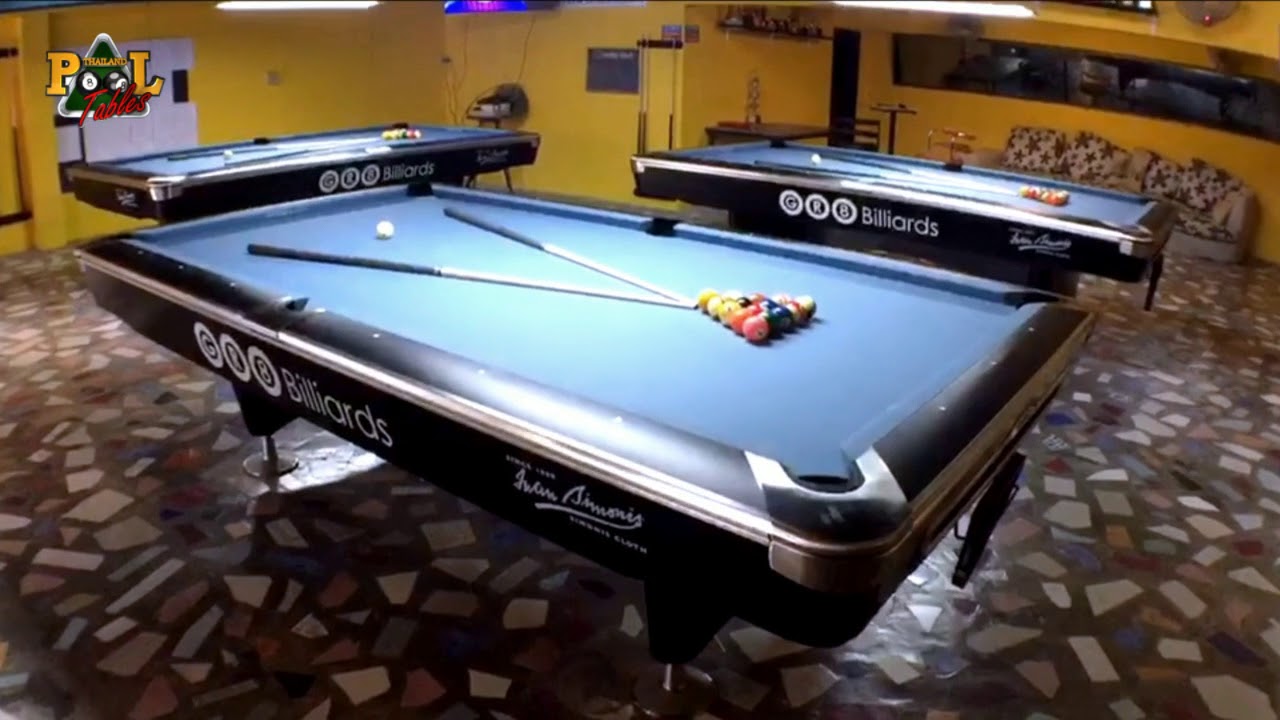 Hua Hin Pool Hall with Our GR8 Billiards Pool Tables YouTube