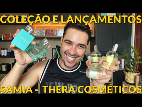 Perfumes Samia - Thera Cosméticos (Eau de Parfum, Cologne, Intense, Glam, Bloom e Turquoise)