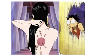 BOA HANCOCK SHOW'S LUFFY HER NAKED BODY