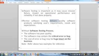 Session 1  Introduction to Software testing