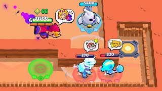 SLOW Funny Moments  Wins  Fails  Glitches ep, down  wipeout this combo is op brawl stars. 814, .