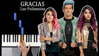 Gracias - Los Polinesios PIANO TUTORIAL MIDI