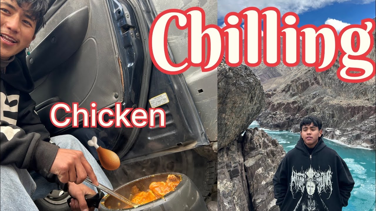 Day out at chilling  ❤️                                 Making chicken dancing 🕺 ✨