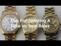 Tips For Spotting A Fake vs  Real Rolex